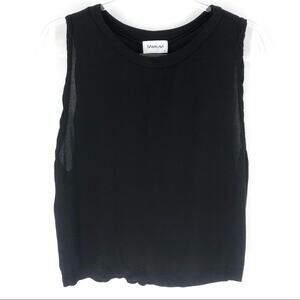 Sam & Lavi Rayon Tank Black Size M